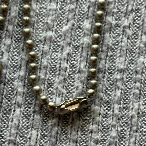 2007 Microsoft Corp signed Halo 3 silver tone dog tag pendant necklace - Picture 4 of 7